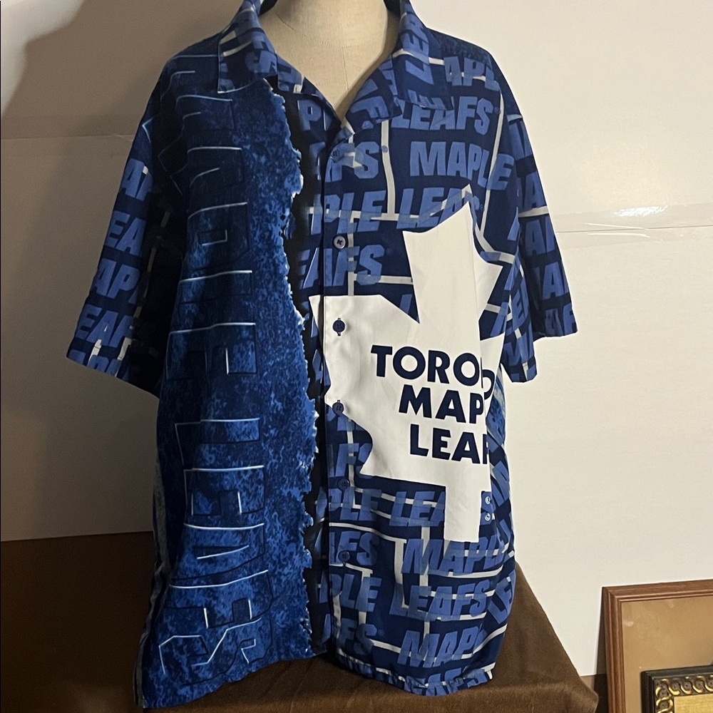 😄NHL Toronto Maple Leafs short sleeve shirt